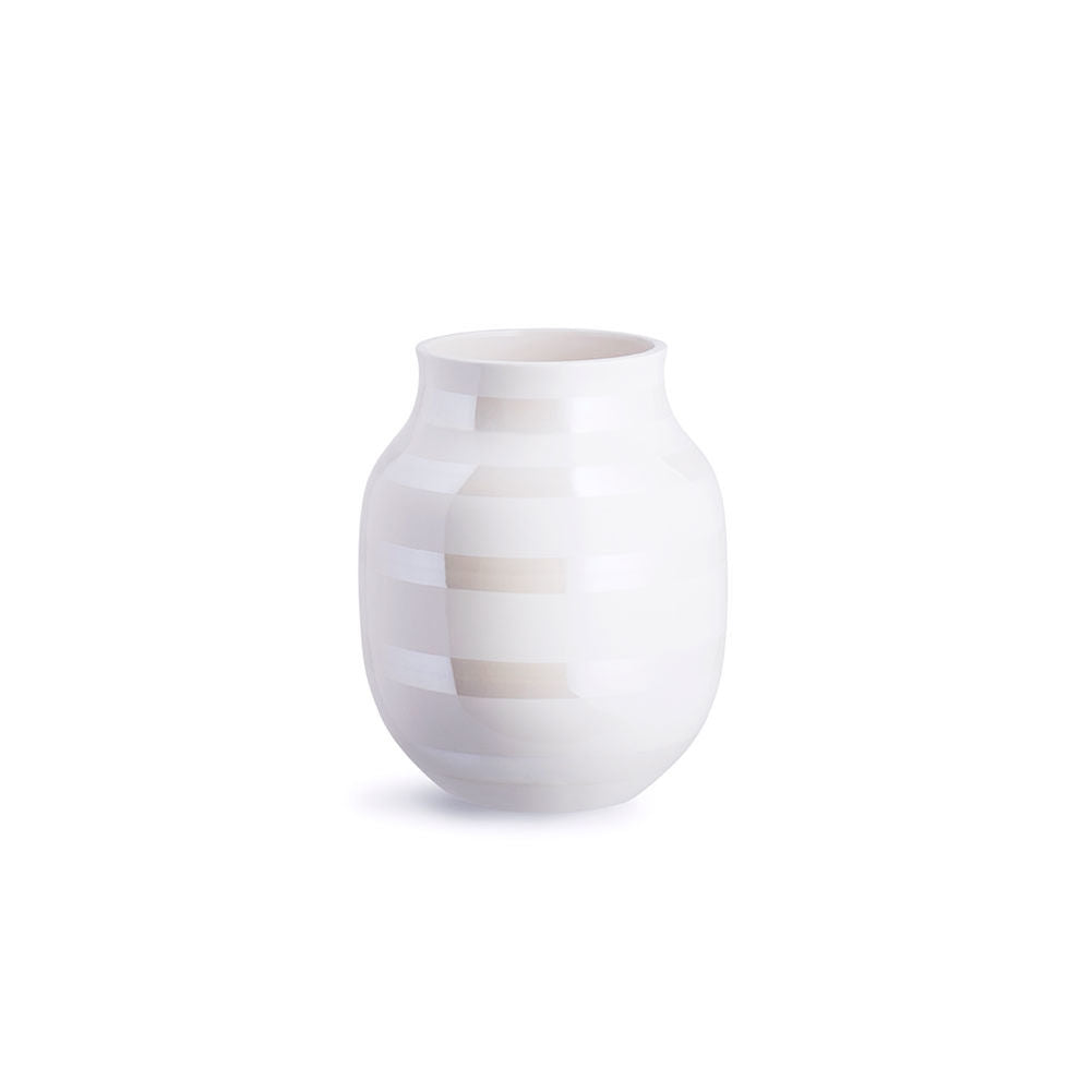 Produktbillede af Kähler Omaggio vase 20 cm perlemor i premium kvalitet