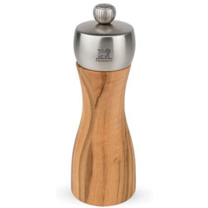 Produktbillede af Peugeot Fidji Saltkværn 15 Cm Oliventræ/stål på tilbud i premium kvalitet