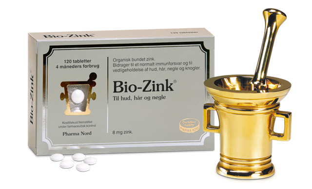 Detaljeret produktbillede af Pharma Nord Bio-Zink 8 mg 120 tabl. på tilbud