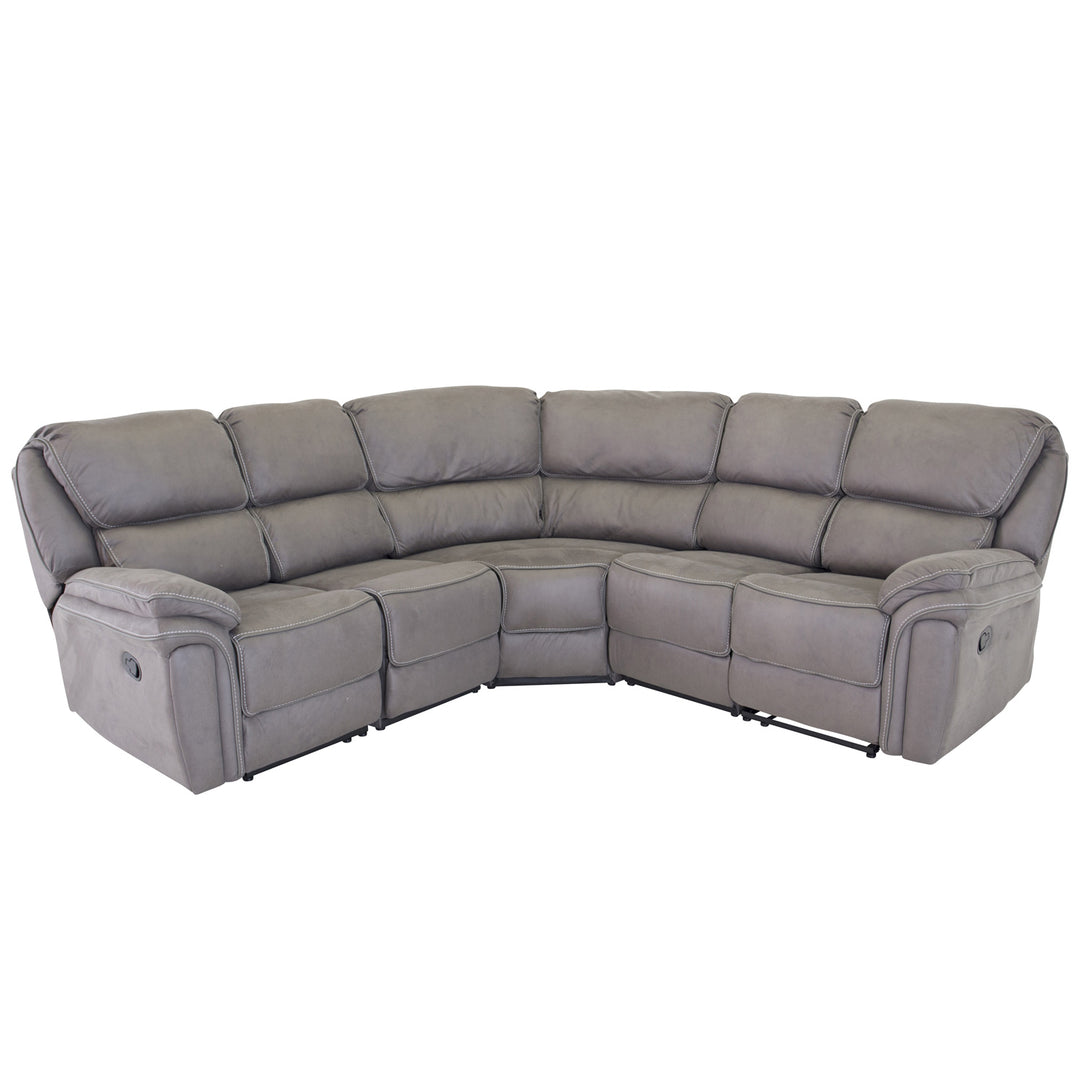 VENTURE DESIGN Saranda hjørnesofa m. recliner grå stof