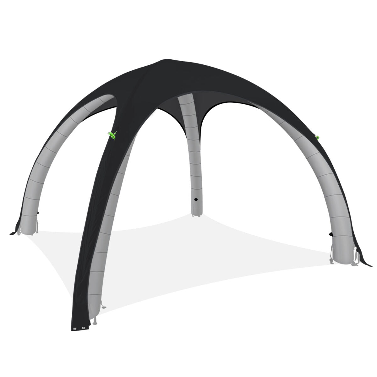 Produktbillede af Komplet Air Cover 5x5m Sort på tilbud