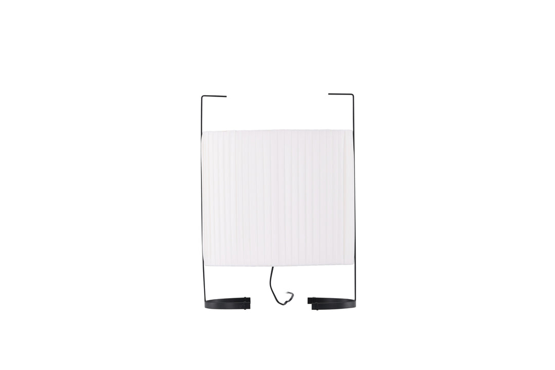 VENTURE DESIGN Rennes gulvlampe Small hvid stof og sort jern