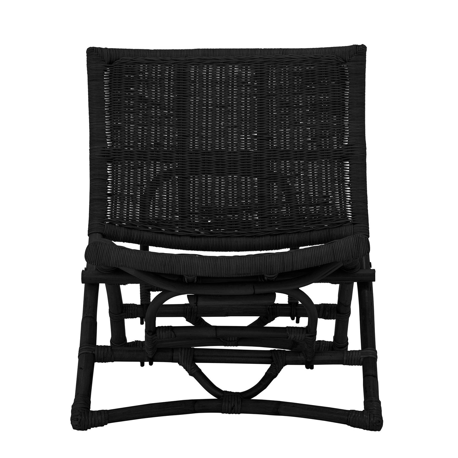 Produktbillede af BLOOMINGVILLE BAZ LOUNGESTOL RATTAN SORT 74 i premium kvalitet
