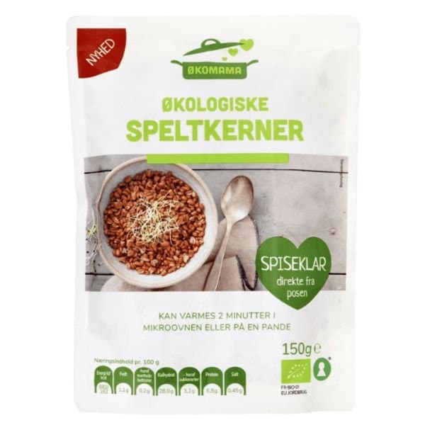 Økomama Speltkerner Rte 150g ✔ Kæmpe udvalg i Zelected ✔ Billig fragt og hurtig levering 2 - 5 hverdage - Varenummer: BAR-695947 / Ean: på lager - Udsalg på Delikatesser - Kolonial - Mel & kerner Spar op til 57% - Over 350 kendte brands på udsalg
