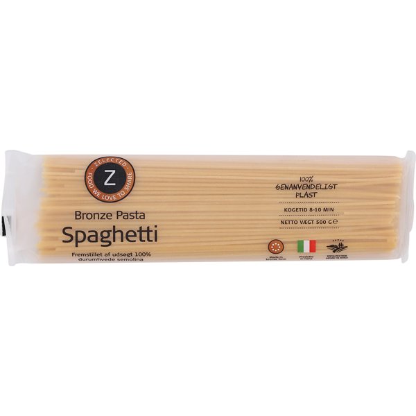 Produktbillede af Pasta Spaghetti 500g Zelected på tilbud i premium kvalitet