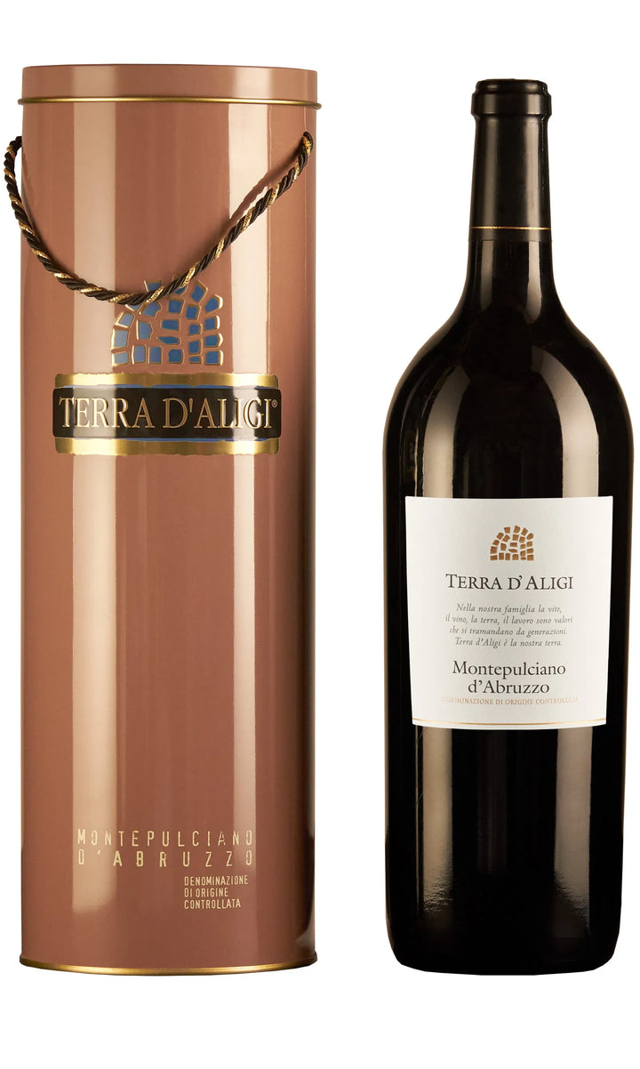 Montepulciano d Abruzzo Doc 1,5 L Stålrør Terra d Aligi