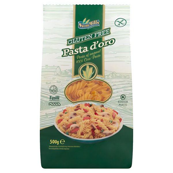 Produktbillede af Glutenfri Majs Pasta Fusilli 500g Zelected på tilbud i premium kvalitet