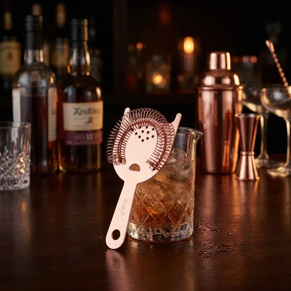 Hawthorne-strainer Rustfrit Stål Kobberbelægning