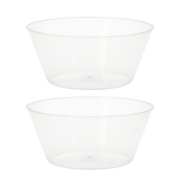 Produktbillede af Plastskåle 750ml Pp 2stk. Gennemsigtig på tilbud – premium kvalitet og detaljer