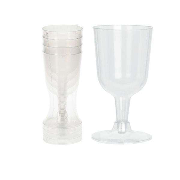 Produktbillede af Plastvinglas 160ml Pp Sæt 4 Stk på tilbud – premium kvalitet og detaljer