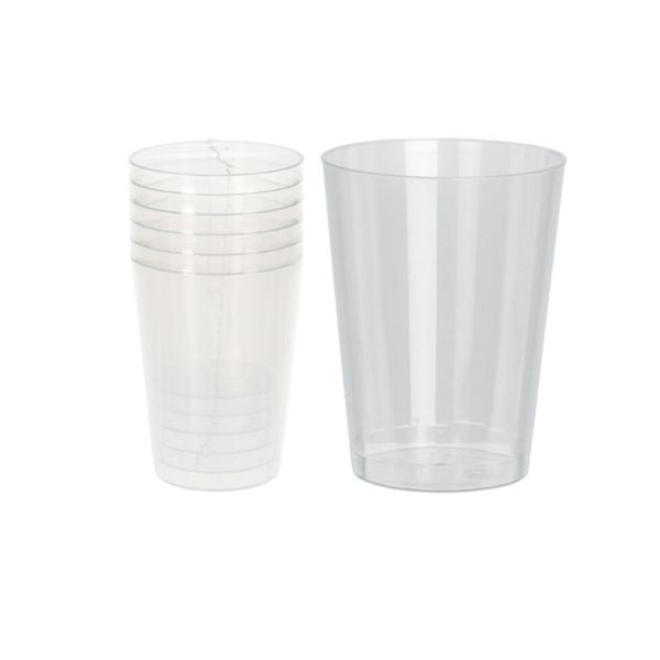 Produktbillede af Plastglas 280ml Pp Sæt 6 Stk på tilbud – premium kvalitet og detaljer