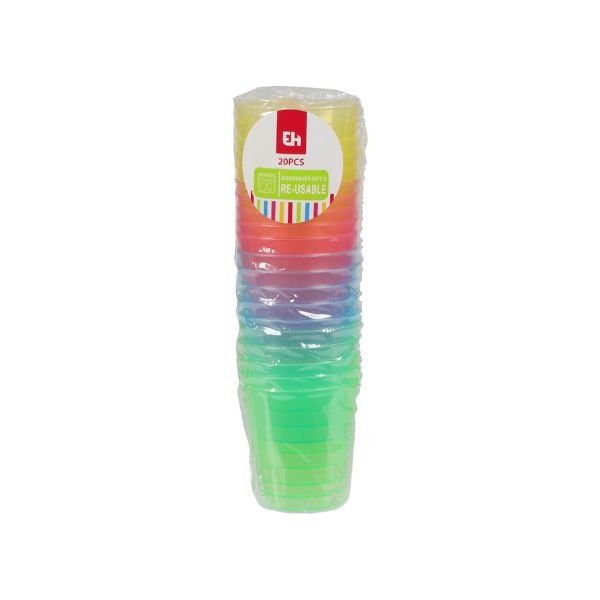 Shotglas 30ml, 20 Styk, 4 Farver ✔ Kæmpe udvalg i  HAAHR & CO ✔ Billig fragt og hurtig levering 2 - 5 hverdage - Varenummer: BAR-709081 / Ean: &