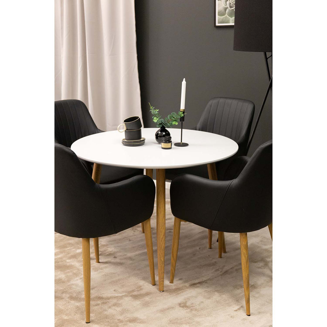 VENTURE DESIGN Undra gulvtæppe mørkegrå viskose 170x240