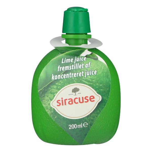 Produktbillede af Siracuse Limesaft 200ml på tilbud i premium kvalitet
