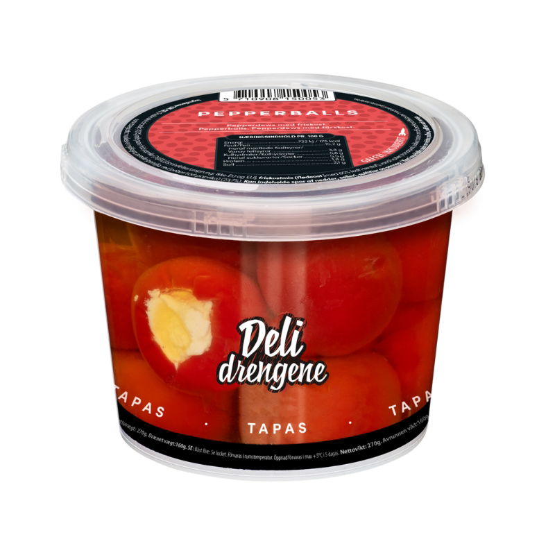 Produktbillede af Pepperballs Med Friskost 270g 160g Drænet på tilbud i premium kvalitet