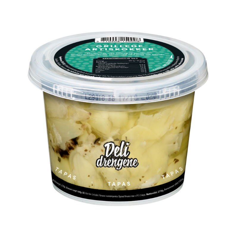 Produktbillede af Grillede Artiskokker 270g 160g Drænet på tilbud i premium kvalitet