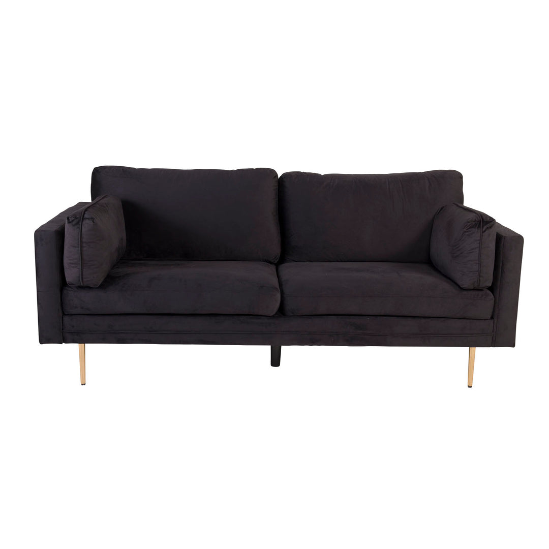 VENTURE DESIGN Boom 3 pers. sofa sort polyester og metal