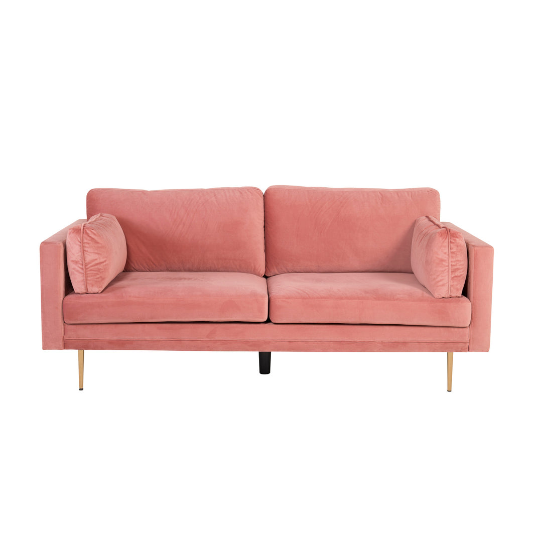 VENTURE DESIGN Boom 3 pers. sofa rosa polyester og metal