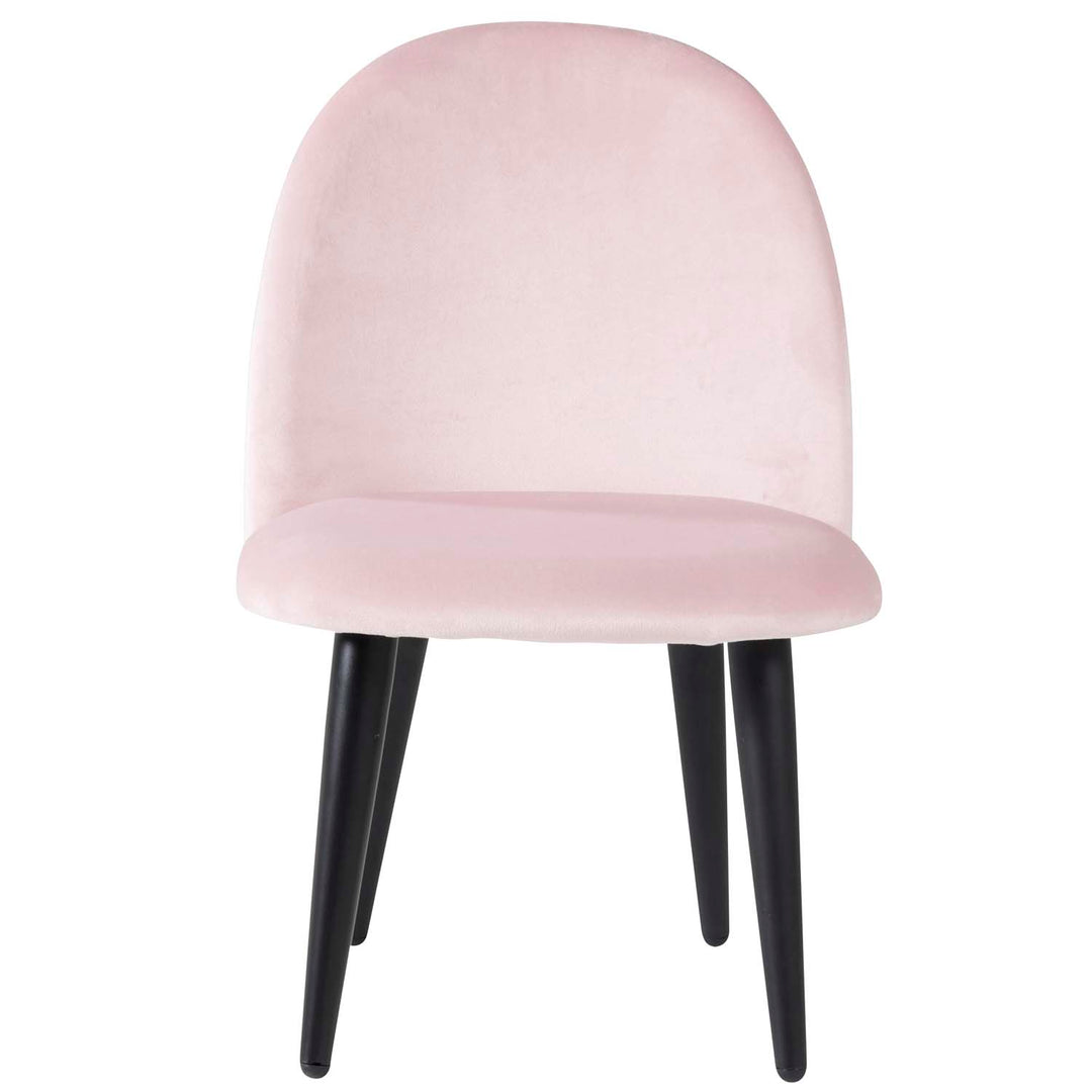 VENTURE DESIGN Velvet Chair XXS børnestol pink velour og metal