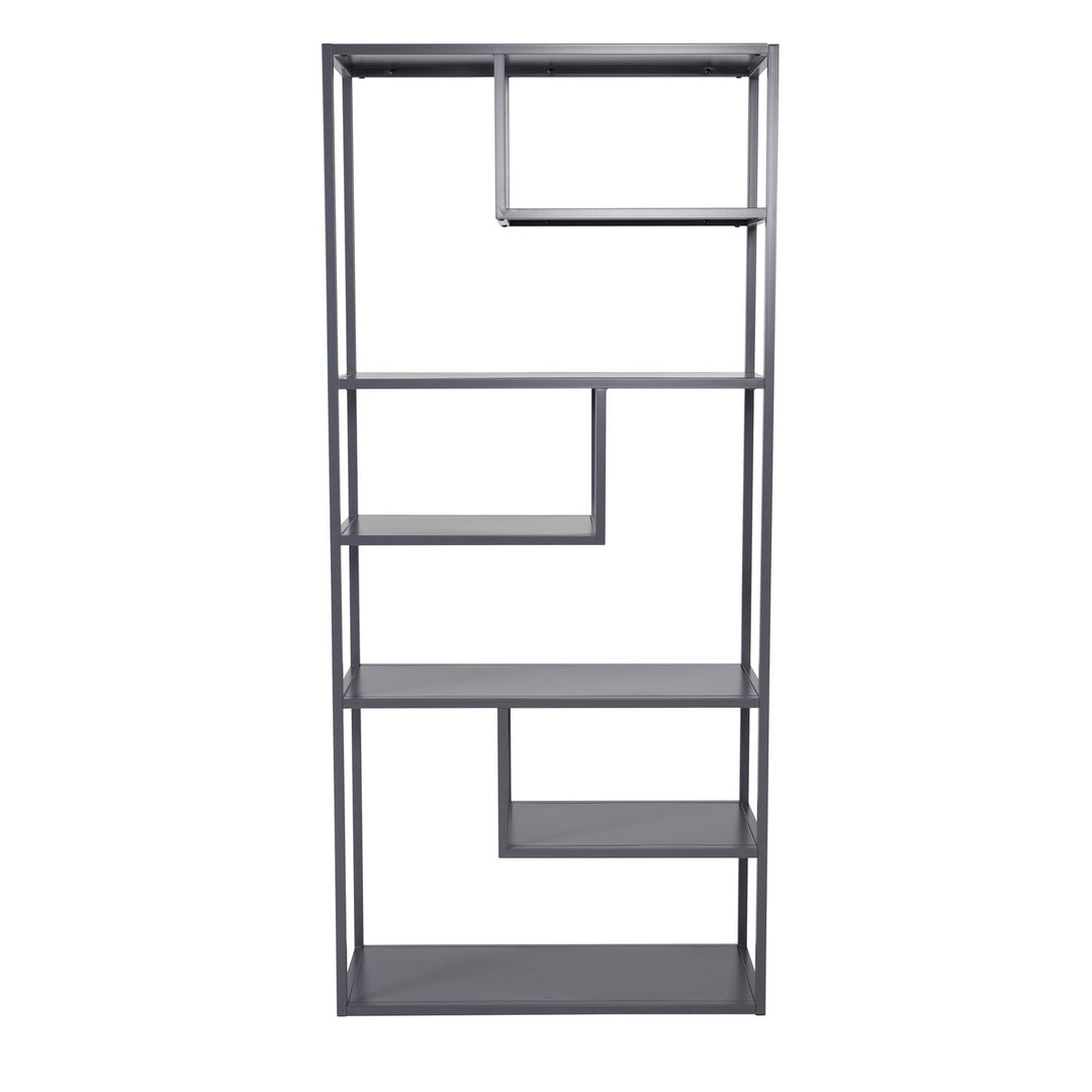 VENTURE DESIGN Staal reol lysegrå stål H:188cm x85cm x 35cm