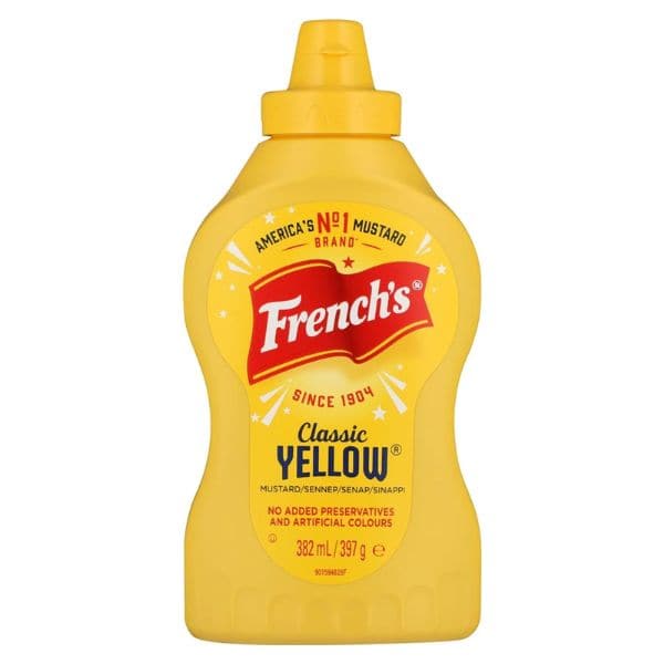 FrenchÂ´s Yellow Mustard 397g ❤ Kæmpe udvalg i Zelected ❤ Billig fragt og hurtig levering 2 - 5 hverdage - Varenummer: BAR-1134689 / Ean: på lager - Udsalg på Delikatesser | Kolonial | Saucer & Soya Spar op til 58% - Over 1150 kendte brands på udsalg