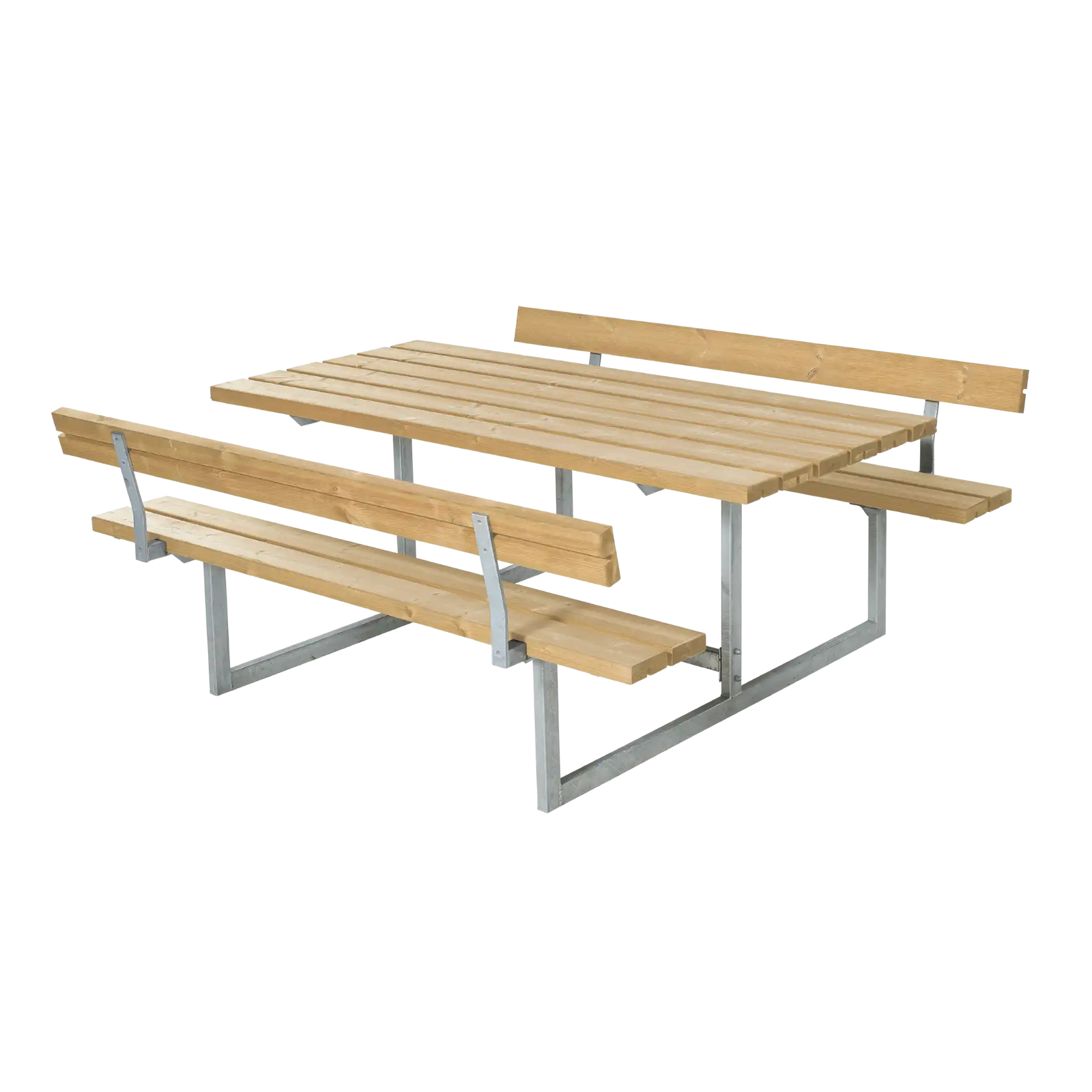 Produktbillede af PLUS BASIC BORD/BÆNKESÆT M/2 RYGLÆN THERMOWOOD ® 177 i premium kvalitet