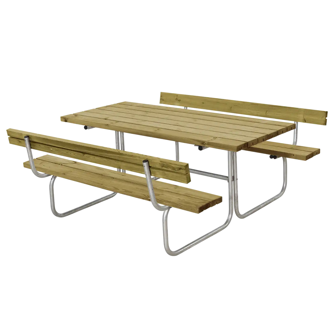 Produktbillede af PLUS CLASSIC BORD/BÆNKESÆT M/2 RYGLÆN 177 i premium kvalitet
