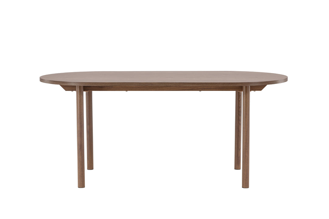 VENTURE DESIGN Andy spisebord oval natur MDF og stål 180x75