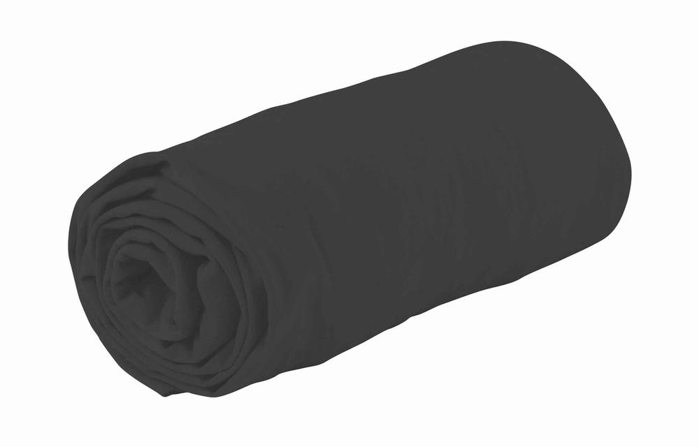 Produktbillede af Essenza Satin Faconlagen Antracitgrå 180x200 Dobbeltseng på tilbud i høj kvalitet