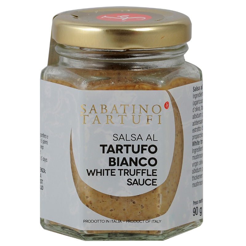 Produktbillede af Trøffelsauce Hvid 90 g på tilbud i brug