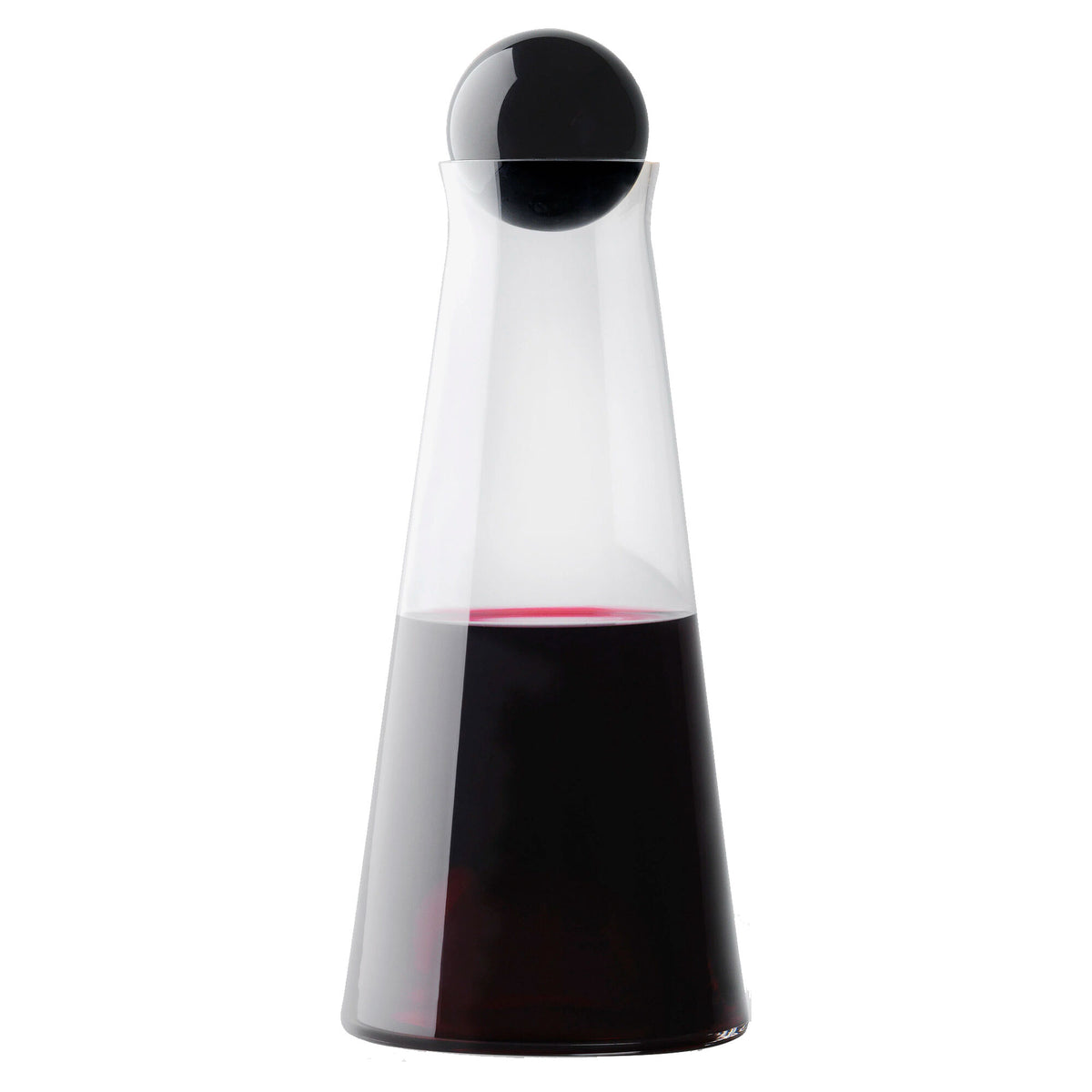 Design House Stockholm Fia karaffel i klar og sort, 1 liter