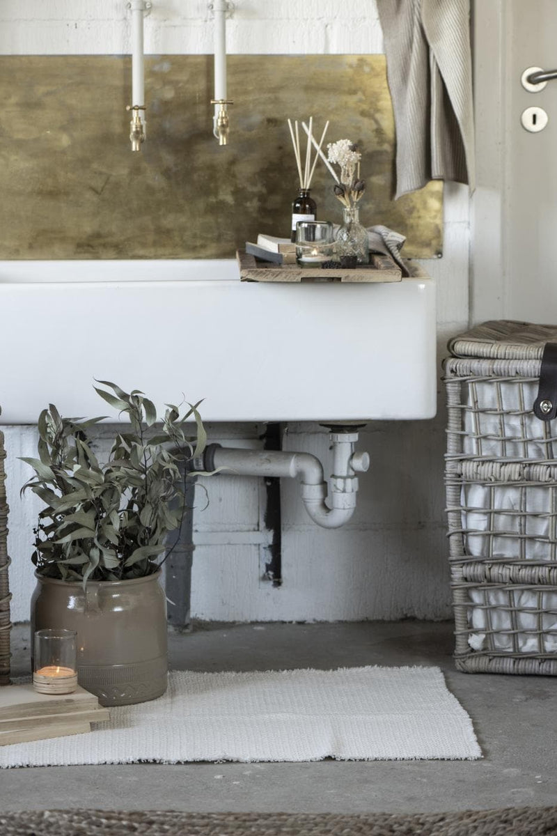 Ib Laursen - Badeværelsesmåtte vaflet hvid 45x70 cm ❤ Kæmpe udvalg i Ib Laursen ❤ Billig fragt og hurtig levering 2 - 5 hverdage - Varenummer: BGH-47516910420298 / Ean: &