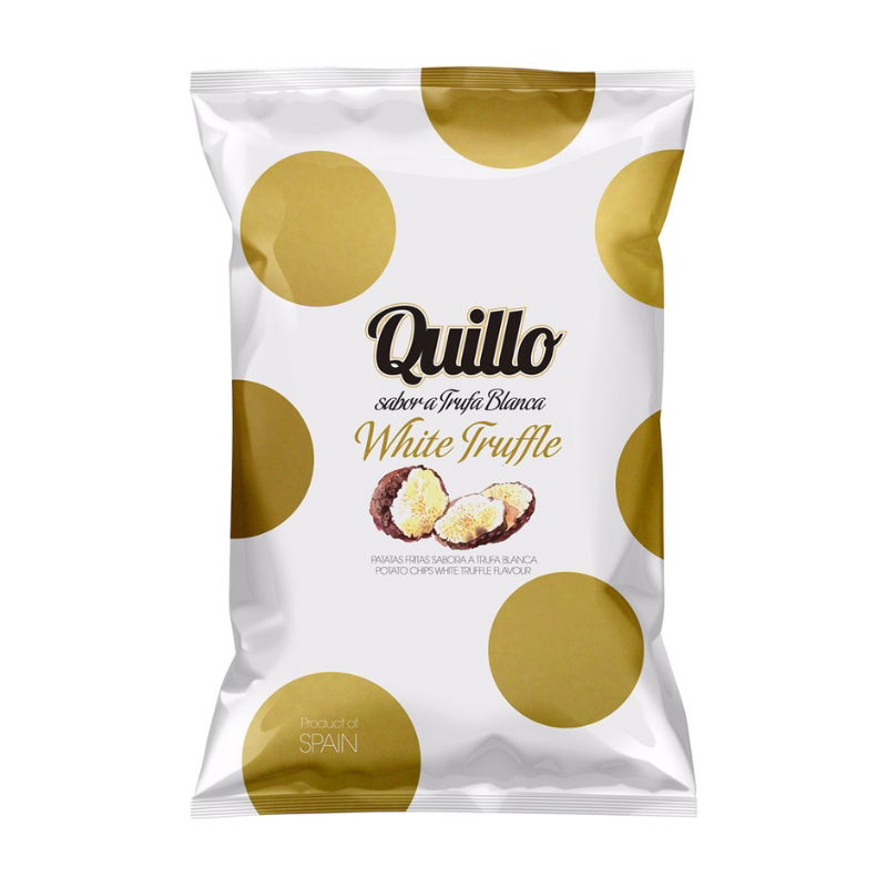 Produktbillede af Trøffel Chips Quillo 45g på tilbud i premium kvalitet