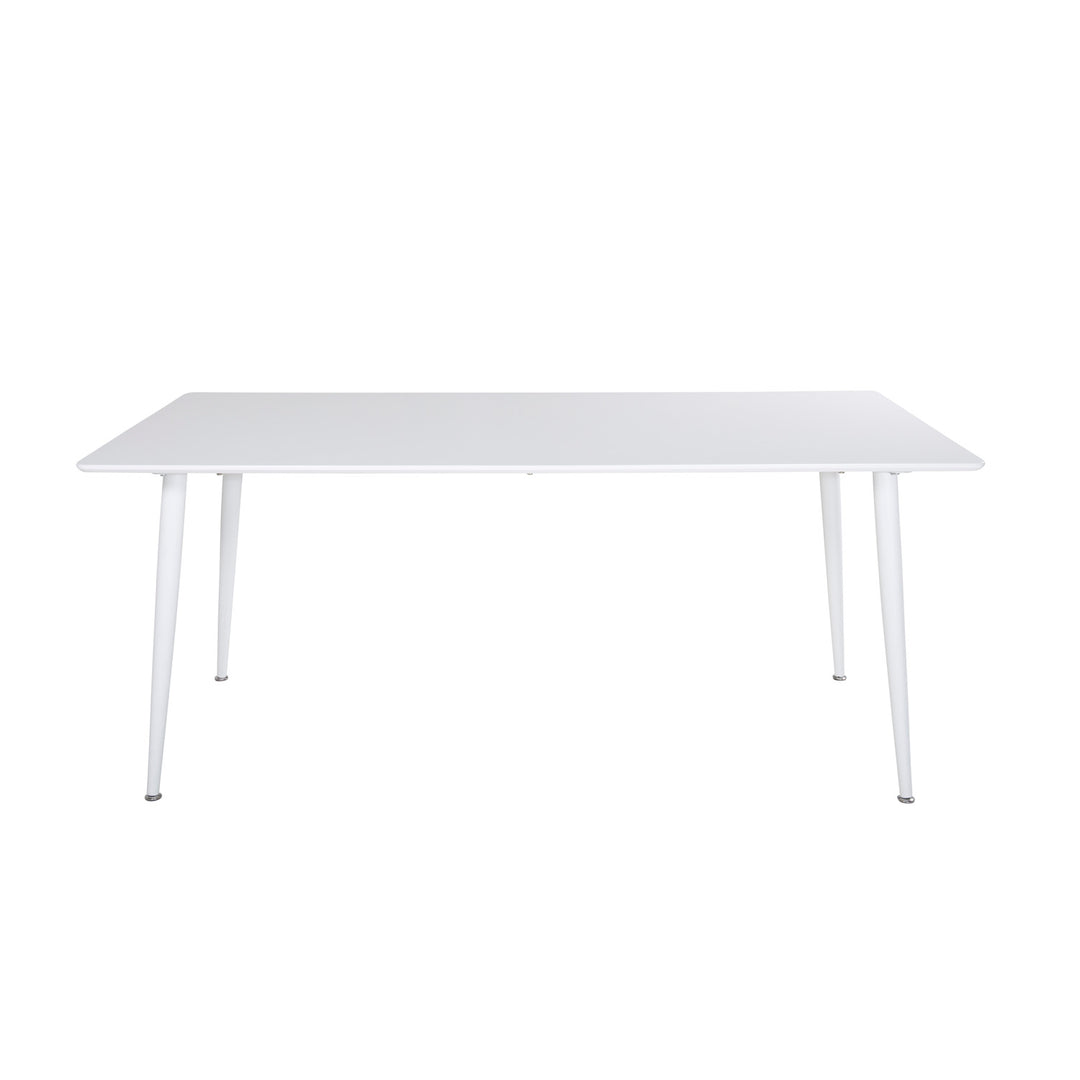 VENTURE DESIGN Polar spisebord hvid MDF og hvid metal 180x90