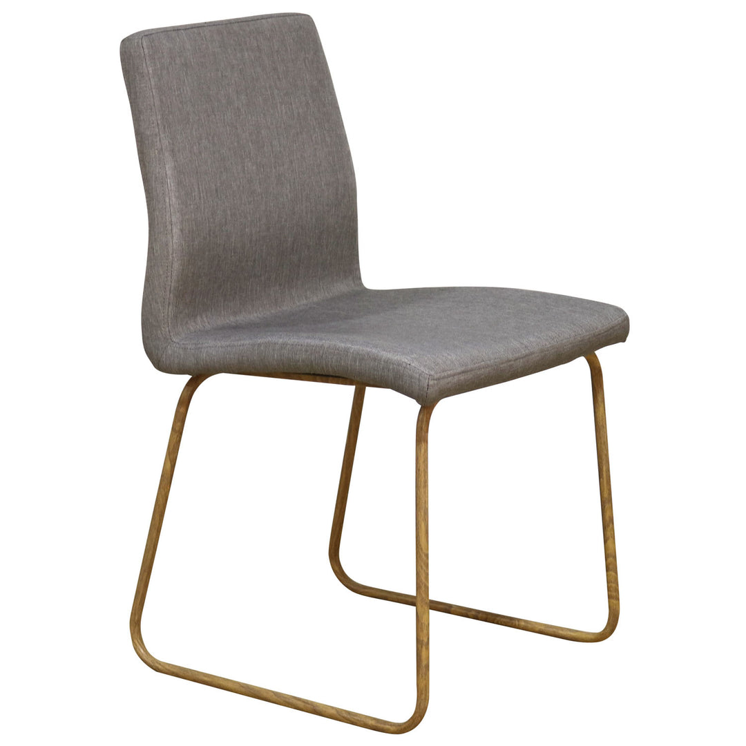 VENTURE DESIGN Mace spisebordsstol grå polyester og metal