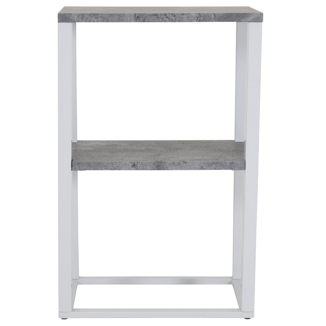 Produktbillede af VENTURE DESIGN Rise sengebord grå MDF og metal 45x30 i premium kvalitet
