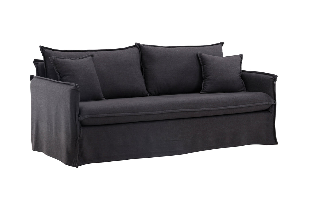 VENTURE DESIGN Nova 3 pers. sofa sort stof og plastik
