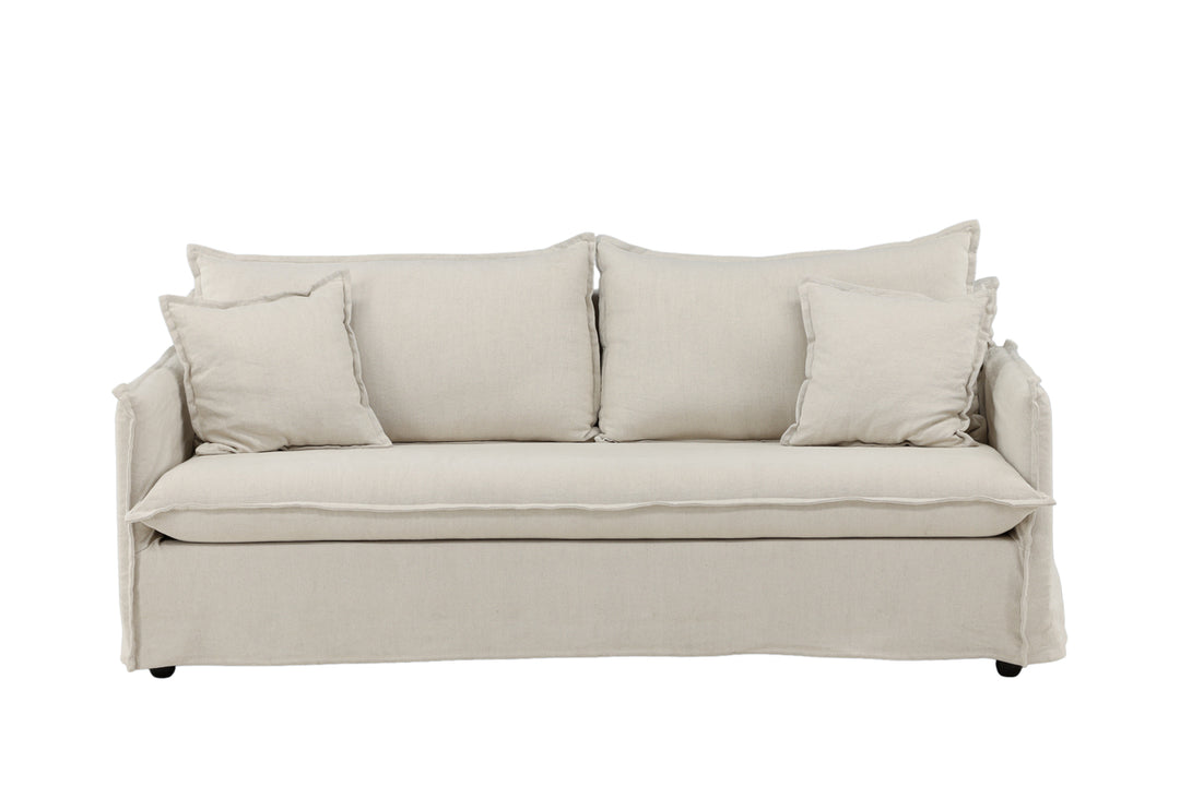 VENTURE DESIGN Nova 3 pers. sofa beige stof og plastik