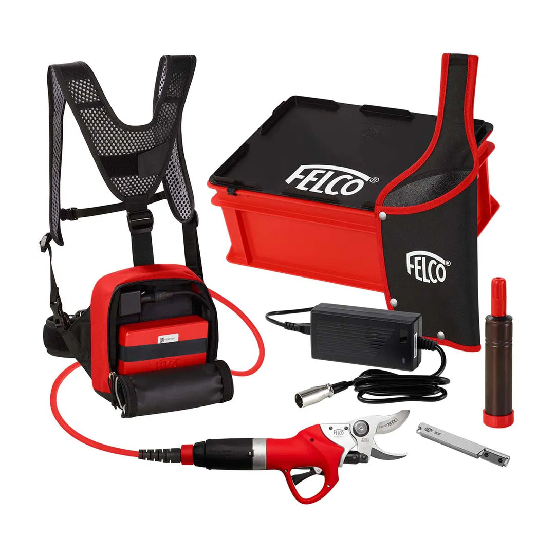 Felco 812+ elektrisk beskæresaks komplet sæt