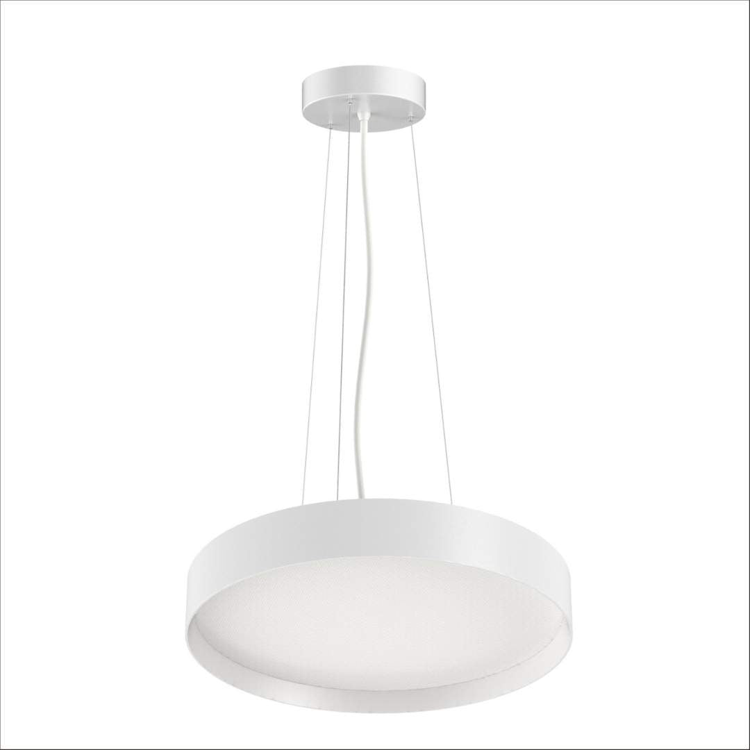 Produktbillede af Lucia Pendel Ø45 White Loom Design i premium kvalitet