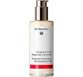Detaljeret produktbillede af Dr.Hauschka Bergamotte lemongrass vitalising body milk 145ml. på tilbud