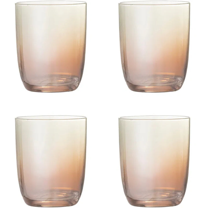 Aston Drikkeglas Bronze Glas 4 Stk