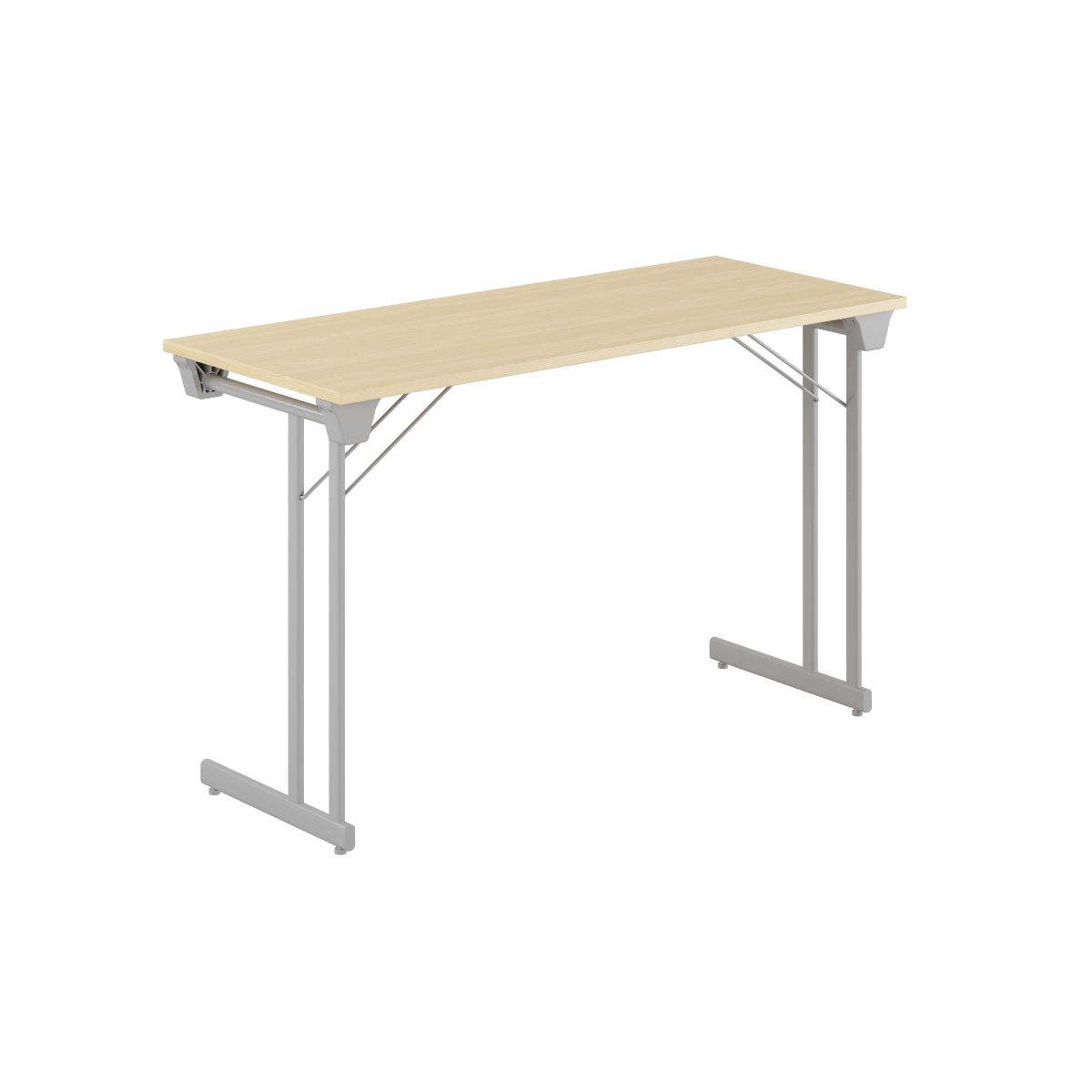 Produktbillede af Kongress Style 120x50cm Sammenklappeligt bord Birk-grå på tilbud
