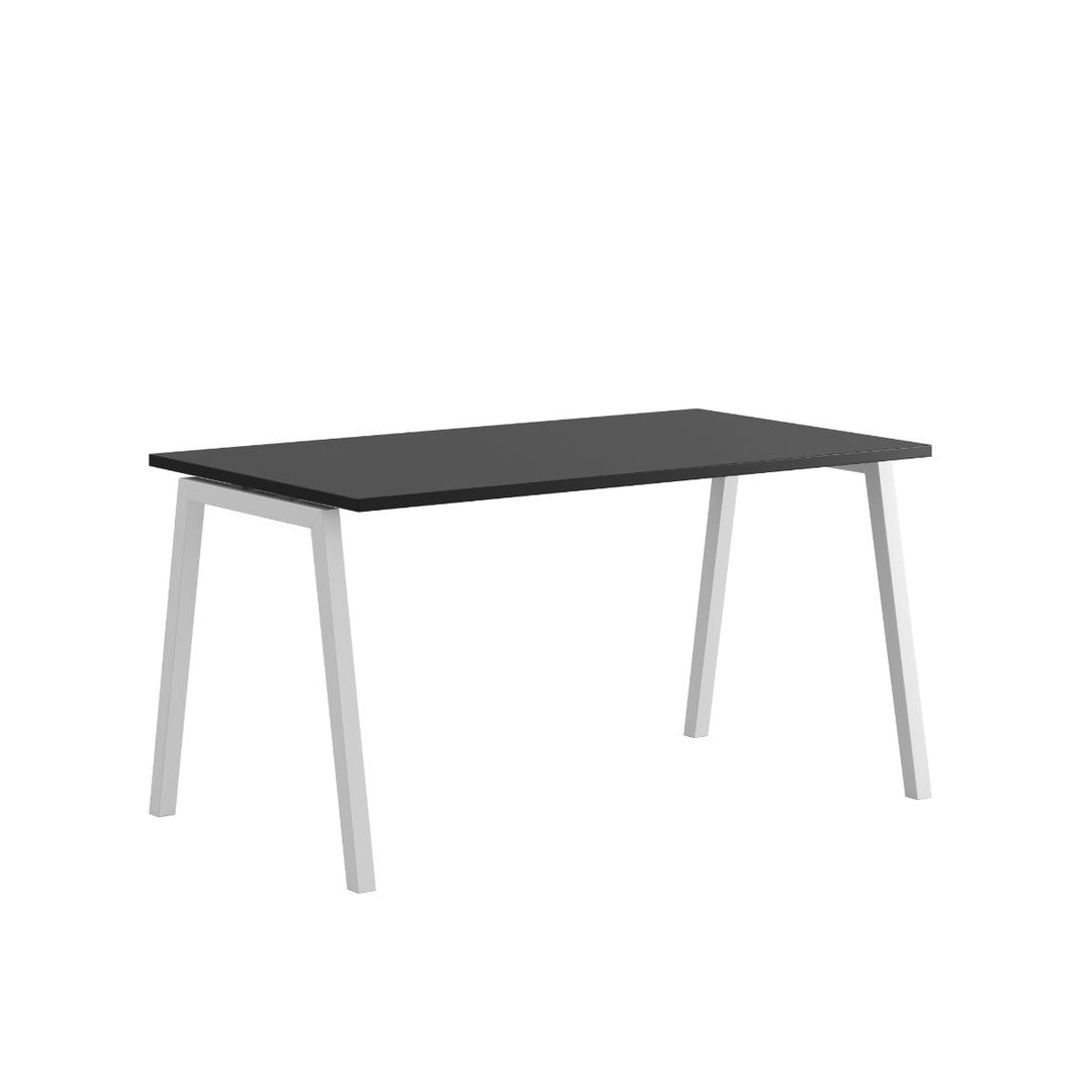 Produktbillede af Luna A Bord 140x80cm Sort-hvid på tilbud