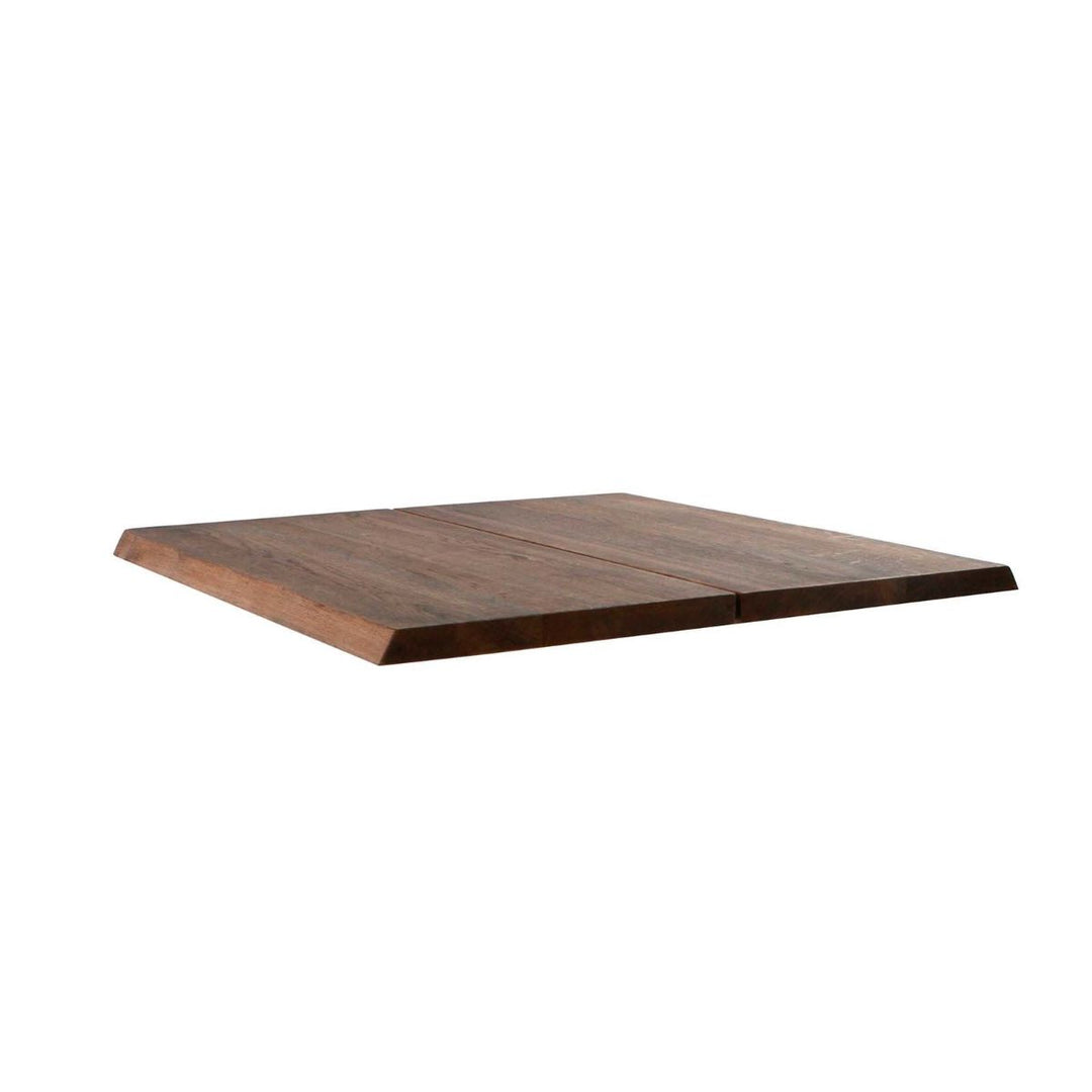 Produktbillede af Bordplade Curve 80x80 cm Smoked på tilbud