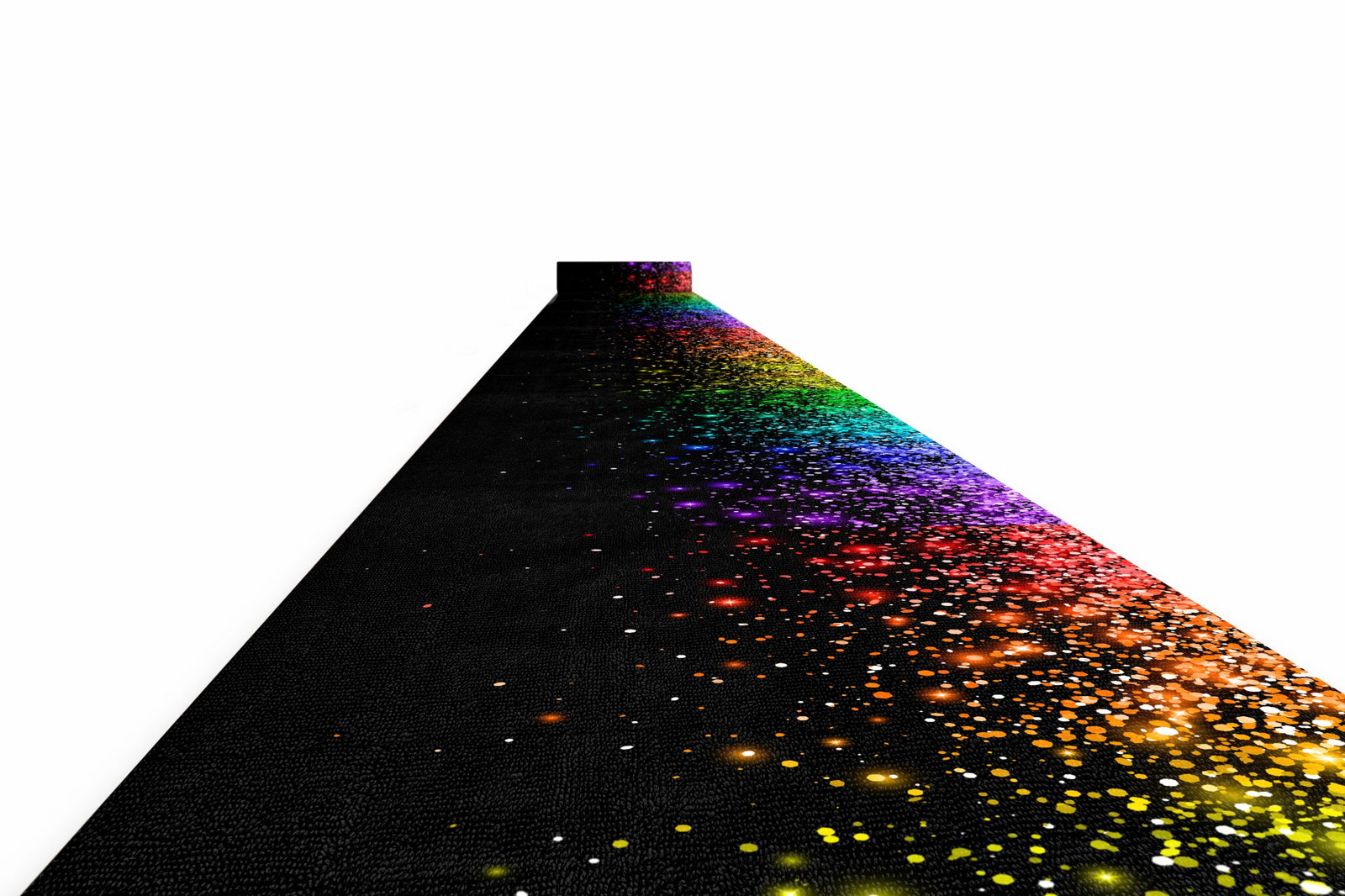 Produktbillede af Messetæppe med print i nålefilt 2x50m Disco på tilbud