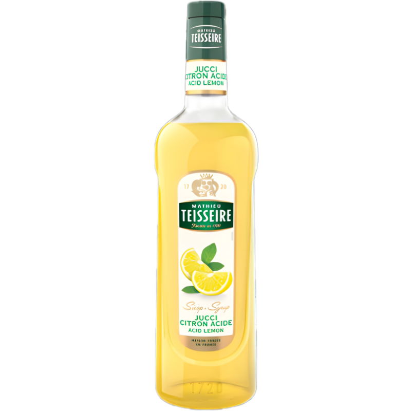 Produktbillede af Mathieu Teisseire Syrup Jucci Acid Lemon 1 Ltr på tilbud i premium kvalitet