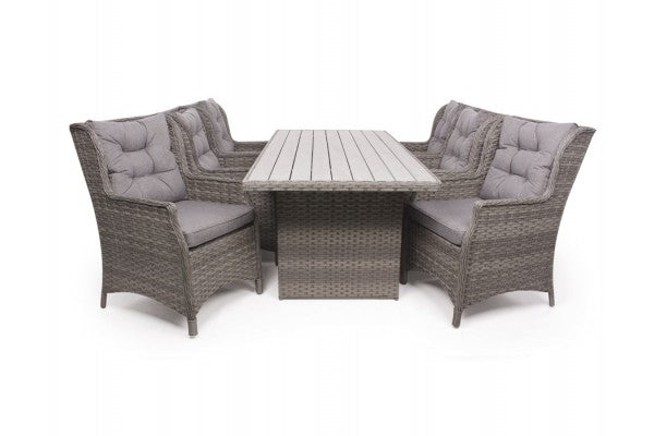 Siesta Grå Havemøbelsæt m/6 loungestole - 94x210 cm ❤ Stort online udvalg i Gozomo.dk ❤ Billig fragt og hurtig levering 2 - 5 hverdage ❤ Varenummer: HML-DK1190 / Ean: '5709386497194 på lager - Udsalg på HAVESOFA- OG LOUNGEMØBLER Spar op til 55% - Over 322 kendte brands på udsalg