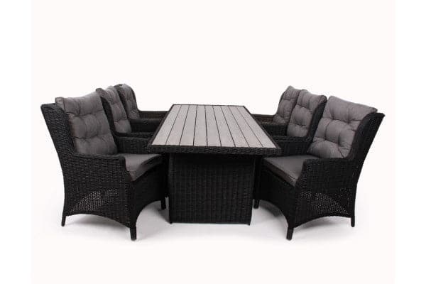 Siesta Sort Havemøbelsæt m/6 loungestole - 94x210 cm ❤ Stort online udvalg i Gozomo.dk ❤ Billig fragt og hurtig levering 2 - 5 hverdage ❤ Varenummer: HML-DK1469 / Ean: '5709386475741 på lager - Udsalg på HAVEMØBELSÆT > Vedligeholdelsesfrie havemøbelsæt Spar op til 58% - Over 324 kendte brands på udsalg
