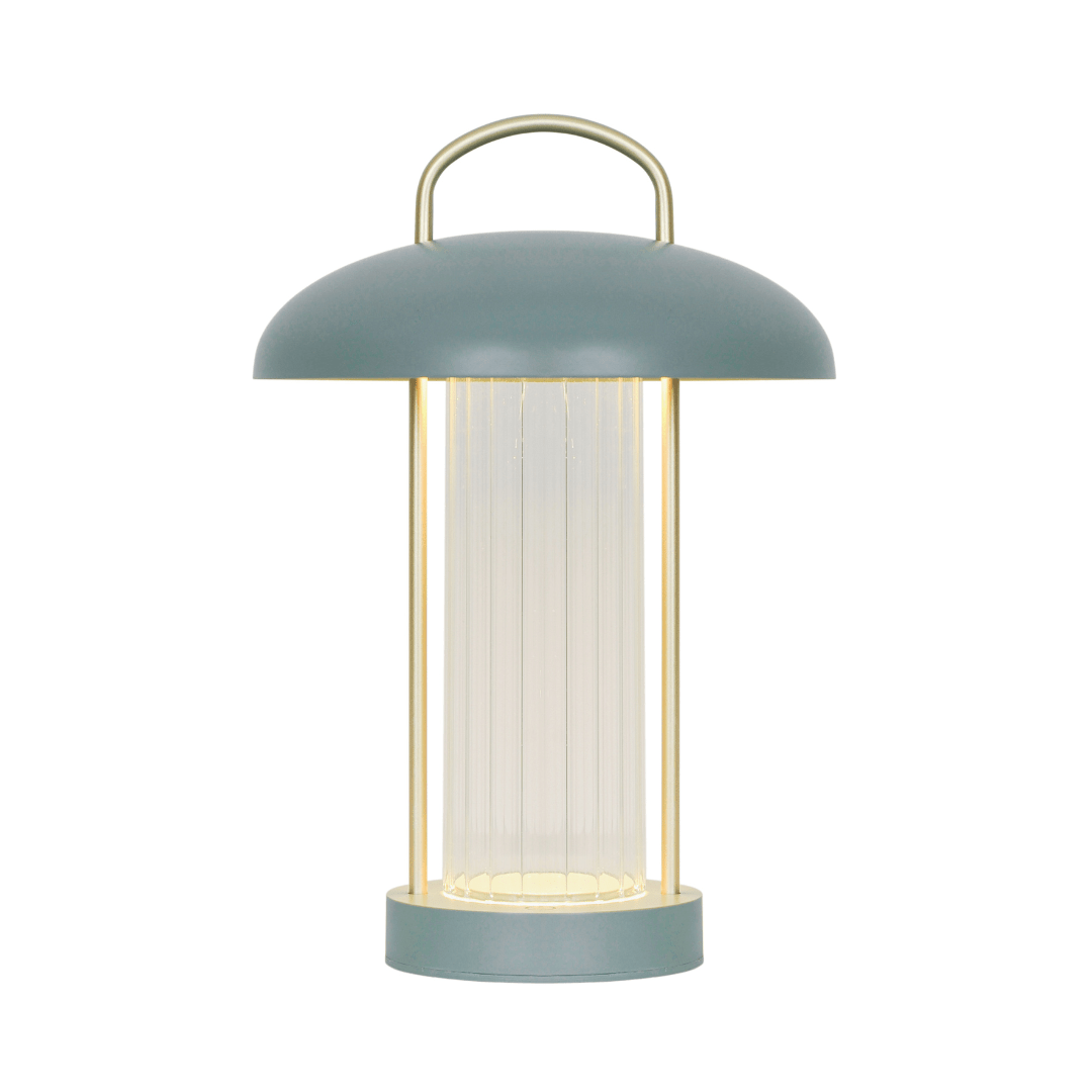 Produktbillede af Mirano Portable Bordlampe Støvet Grøn Nordlux i premium kvalitet